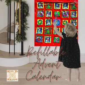 HANDMADE REUSABLE ADVENT CALENDAR
